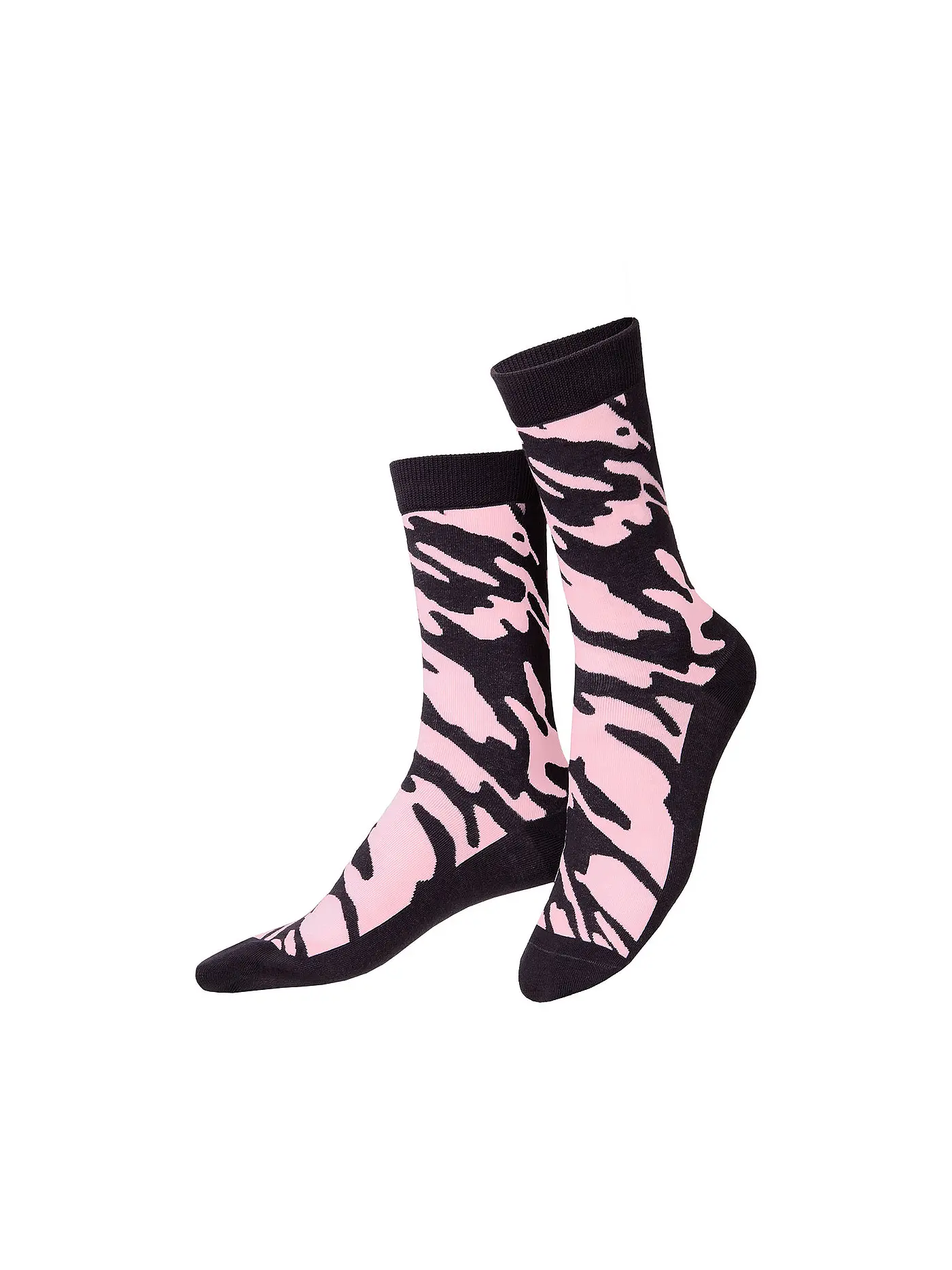 EAT MY SOCKS | Socken 36-45 ROSE BUBBLES rosaschwarz | 